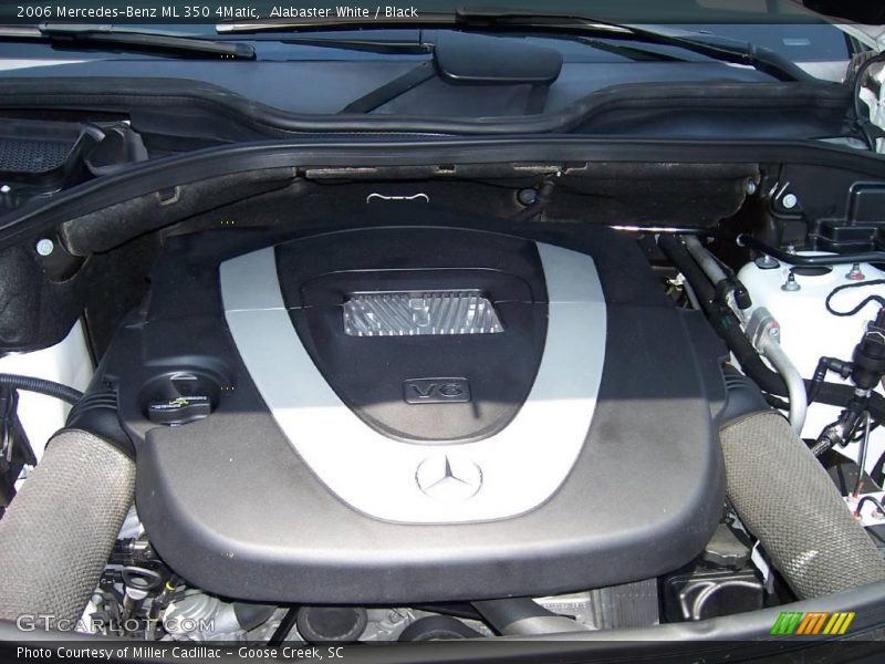 Alabaster White / Black 2006 Mercedes-Benz ML 350 4Matic