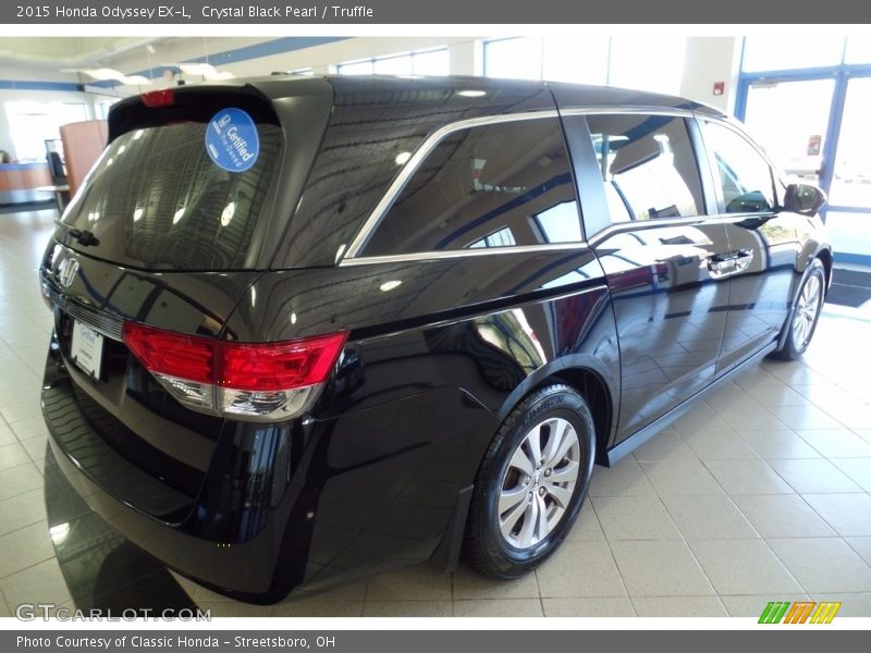 Crystal Black Pearl / Truffle 2015 Honda Odyssey EX-L