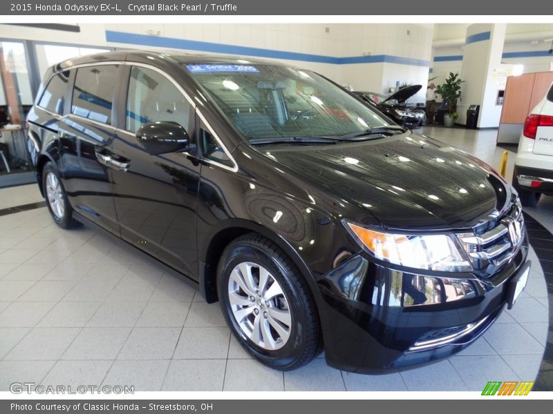 Crystal Black Pearl / Truffle 2015 Honda Odyssey EX-L