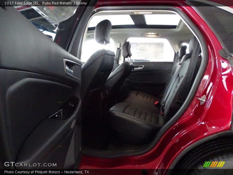 Ruby Red Metallic / Ebony 2017 Ford Edge SEL
