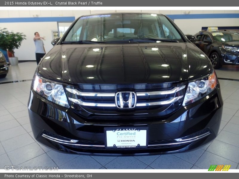 Crystal Black Pearl / Truffle 2015 Honda Odyssey EX-L