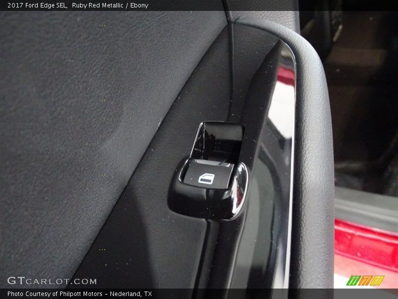 Ruby Red Metallic / Ebony 2017 Ford Edge SEL