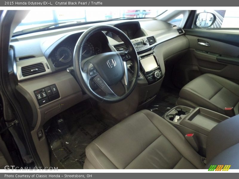 Crystal Black Pearl / Truffle 2015 Honda Odyssey EX-L