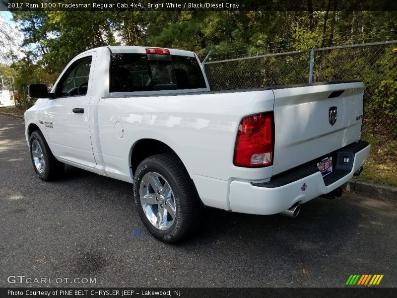 Bright White / Black/Diesel Gray 2017 Ram 1500 Tradesman Regular Cab 4x4