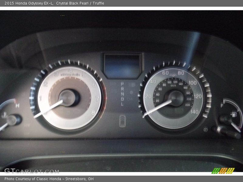 Crystal Black Pearl / Truffle 2015 Honda Odyssey EX-L