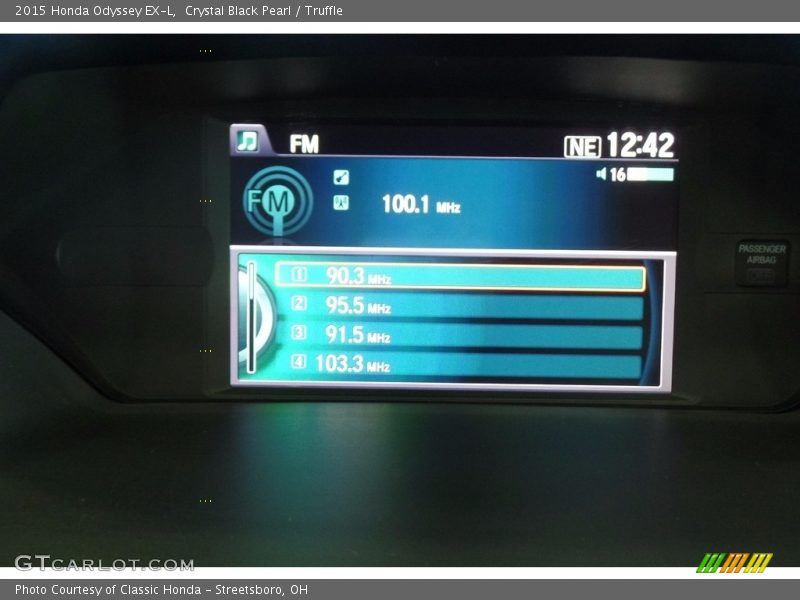 Crystal Black Pearl / Truffle 2015 Honda Odyssey EX-L