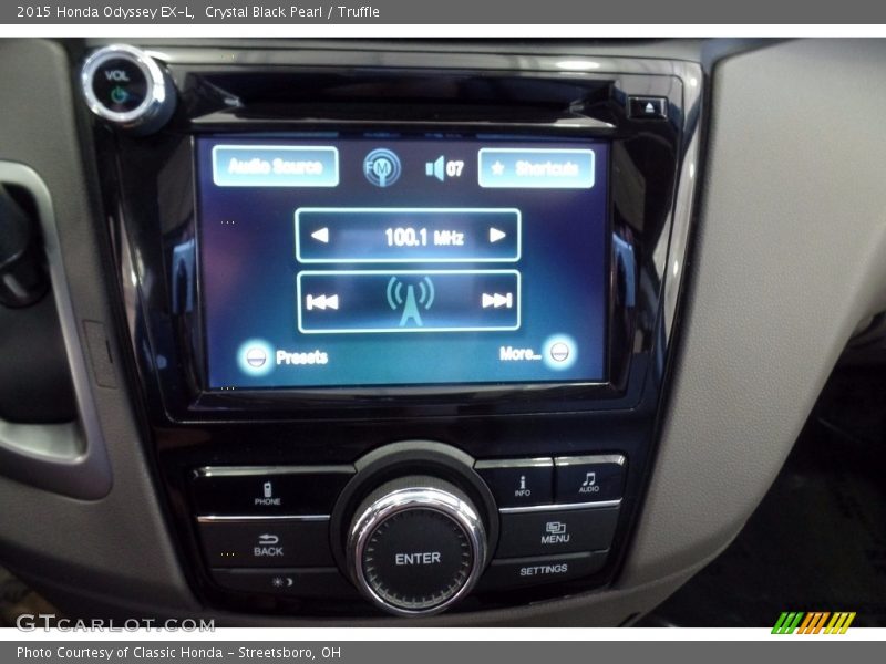 Crystal Black Pearl / Truffle 2015 Honda Odyssey EX-L