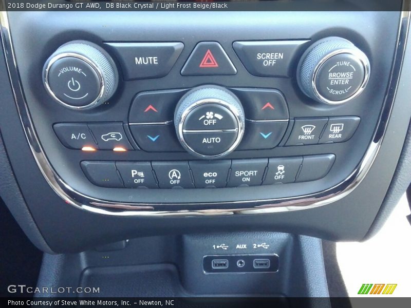 DB Black Crystal / Light Frost Beige/Black 2018 Dodge Durango GT AWD