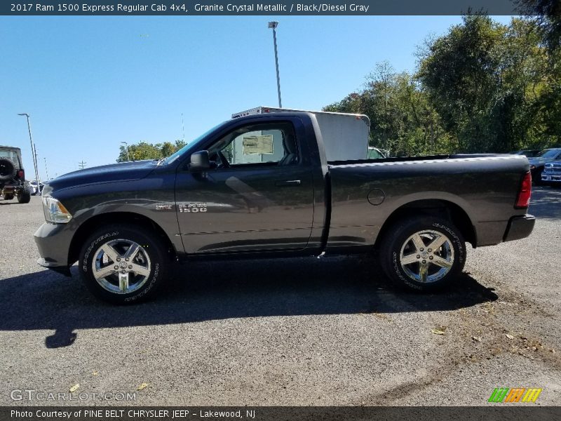 Granite Crystal Metallic / Black/Diesel Gray 2017 Ram 1500 Express Regular Cab 4x4