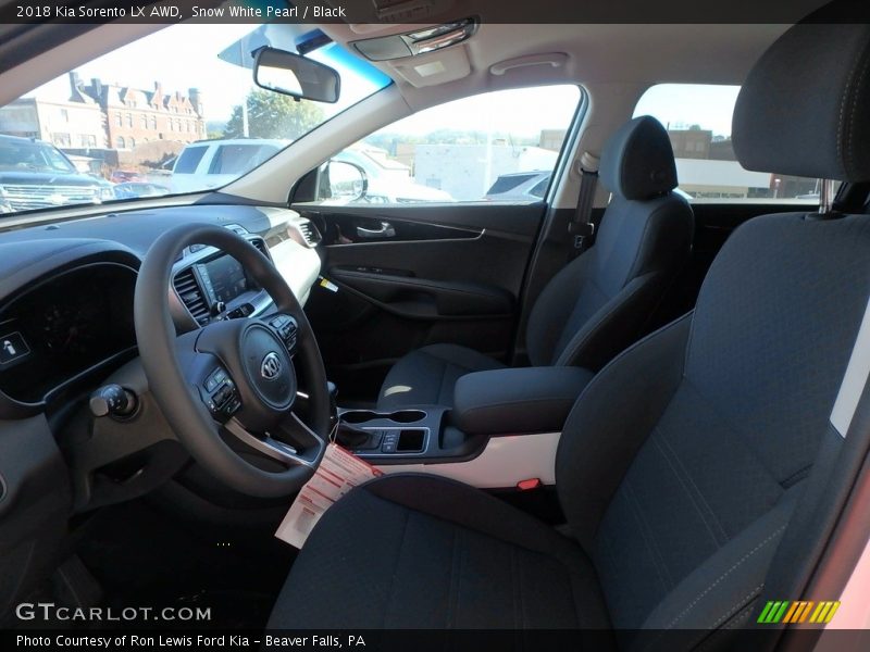 Snow White Pearl / Black 2018 Kia Sorento LX AWD