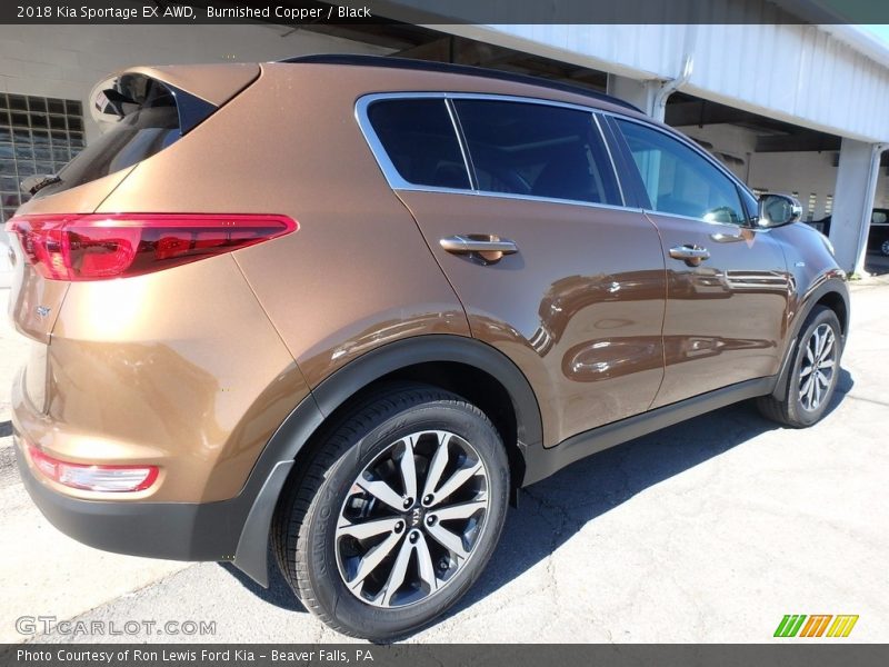 Burnished Copper / Black 2018 Kia Sportage EX AWD