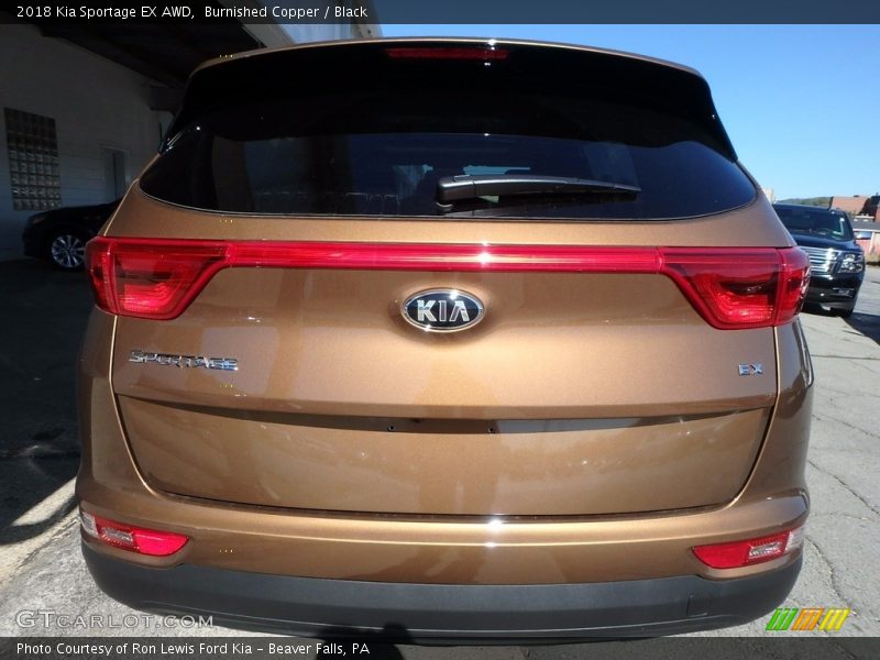 Burnished Copper / Black 2018 Kia Sportage EX AWD