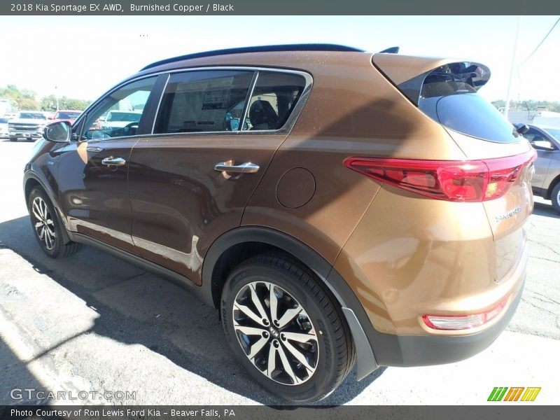 Burnished Copper / Black 2018 Kia Sportage EX AWD