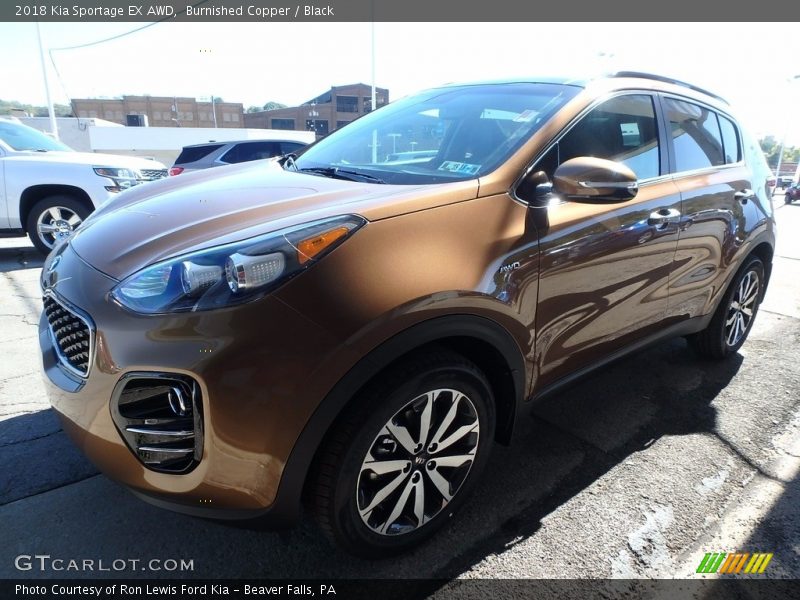 Burnished Copper / Black 2018 Kia Sportage EX AWD