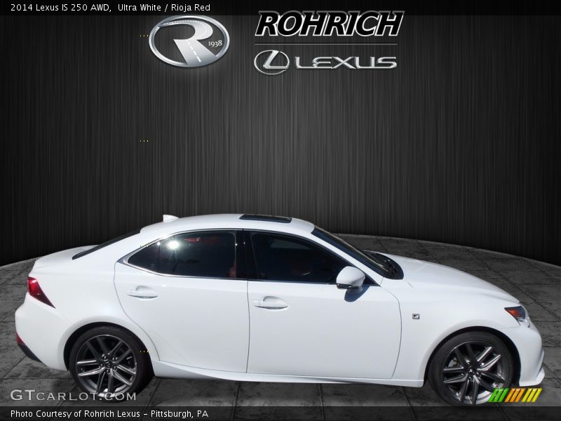 Ultra White / Rioja Red 2014 Lexus IS 250 AWD