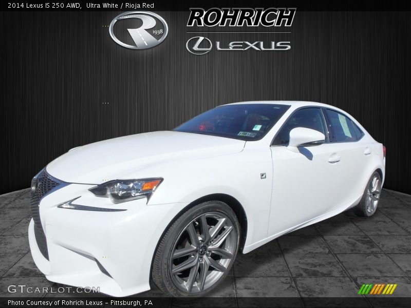 Ultra White / Rioja Red 2014 Lexus IS 250 AWD