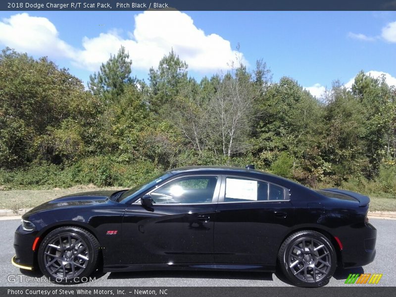 Pitch Black / Black 2018 Dodge Charger R/T Scat Pack