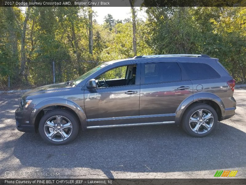 Bruiser Grey / Black 2017 Dodge Journey Crossroad AWD