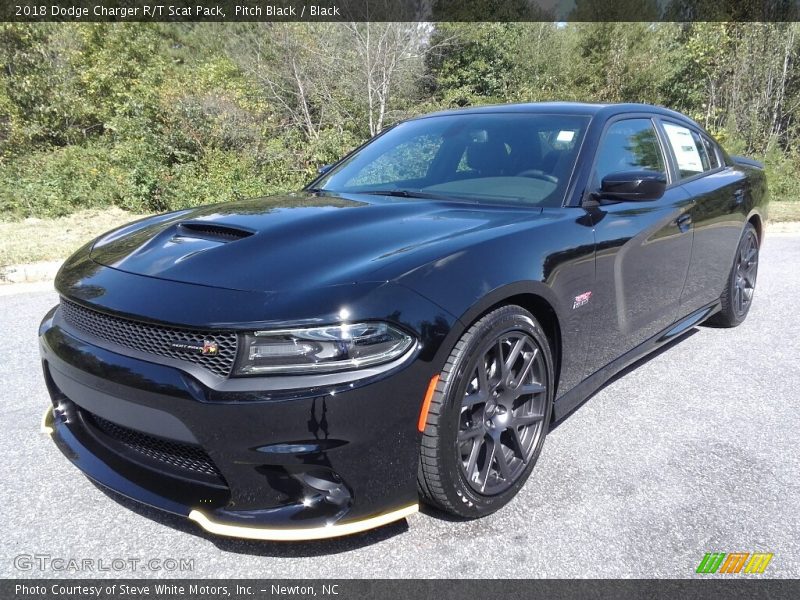 Pitch Black / Black 2018 Dodge Charger R/T Scat Pack