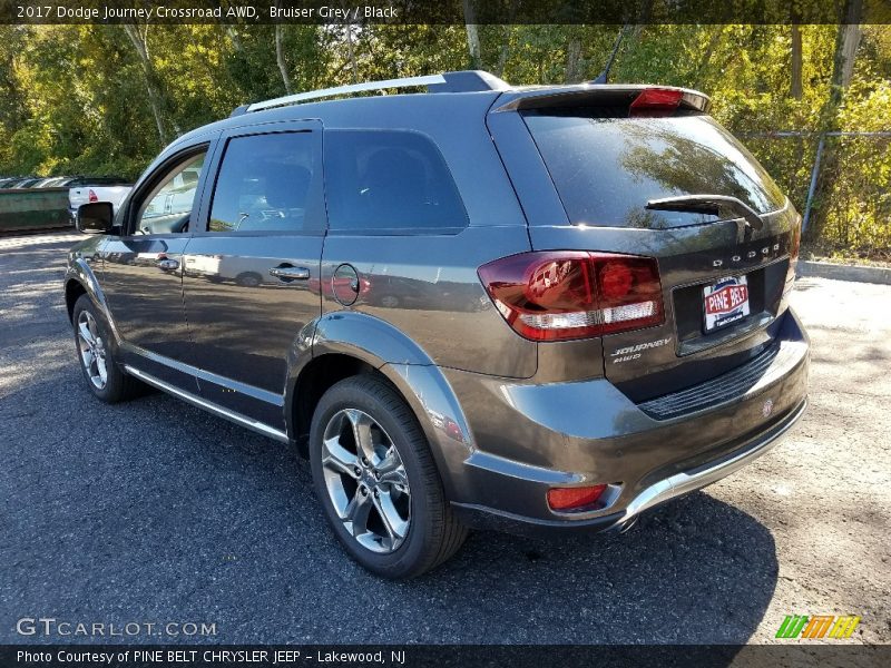 Bruiser Grey / Black 2017 Dodge Journey Crossroad AWD
