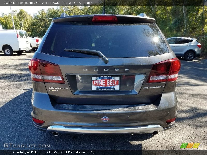 Bruiser Grey / Black 2017 Dodge Journey Crossroad AWD