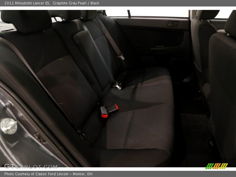 Graphite Gray Pearl / Black 2011 Mitsubishi Lancer ES