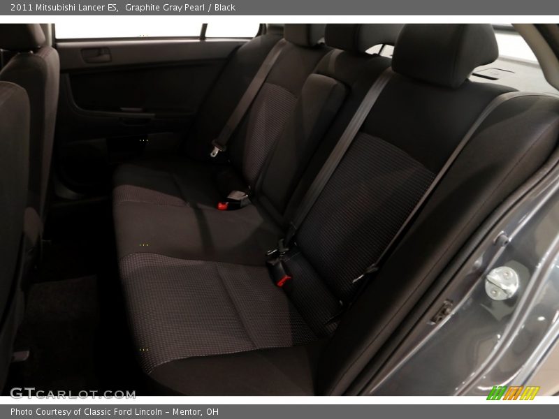 Graphite Gray Pearl / Black 2011 Mitsubishi Lancer ES