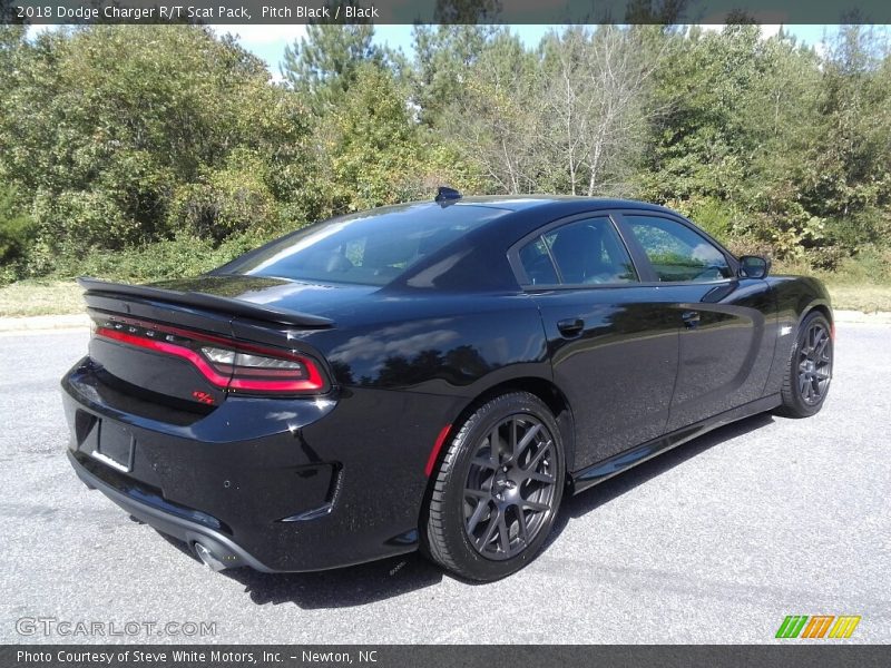 Pitch Black / Black 2018 Dodge Charger R/T Scat Pack