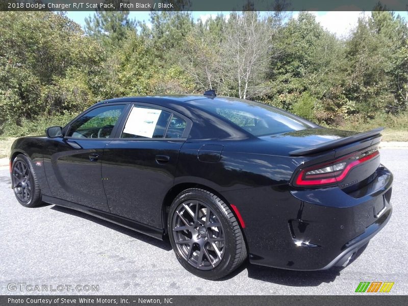 Pitch Black / Black 2018 Dodge Charger R/T Scat Pack