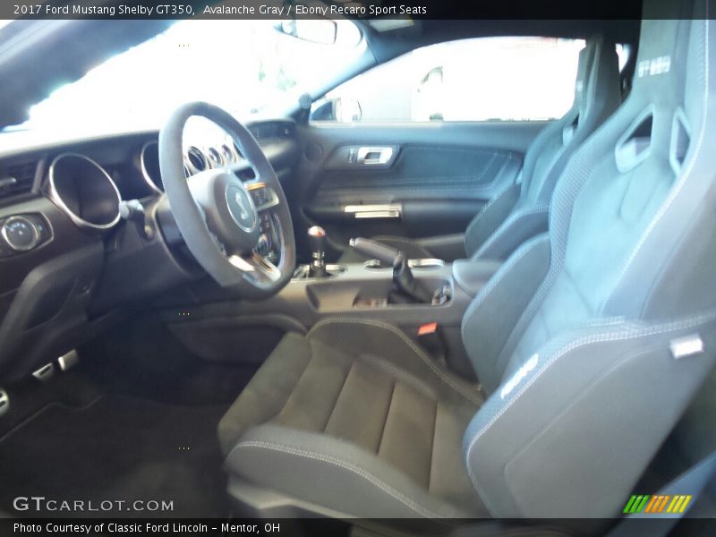 Front Seat of 2017 Mustang Shelby GT350