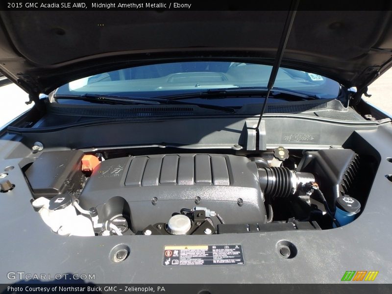 Midnight Amethyst Metallic / Ebony 2015 GMC Acadia SLE AWD