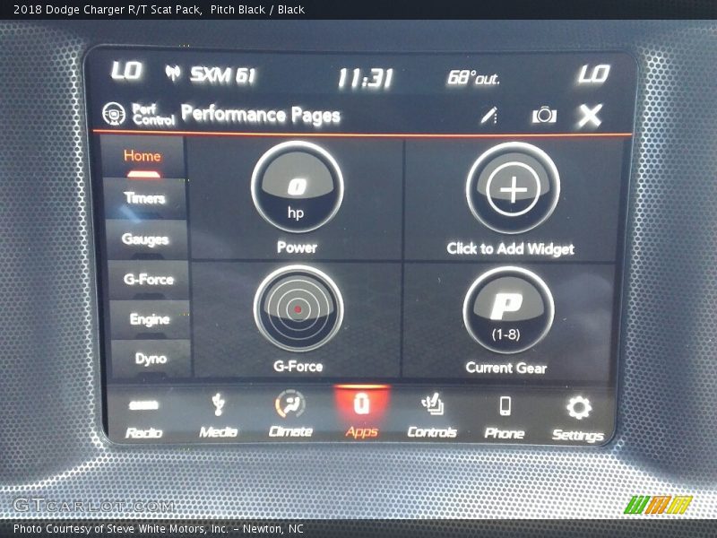 Pitch Black / Black 2018 Dodge Charger R/T Scat Pack