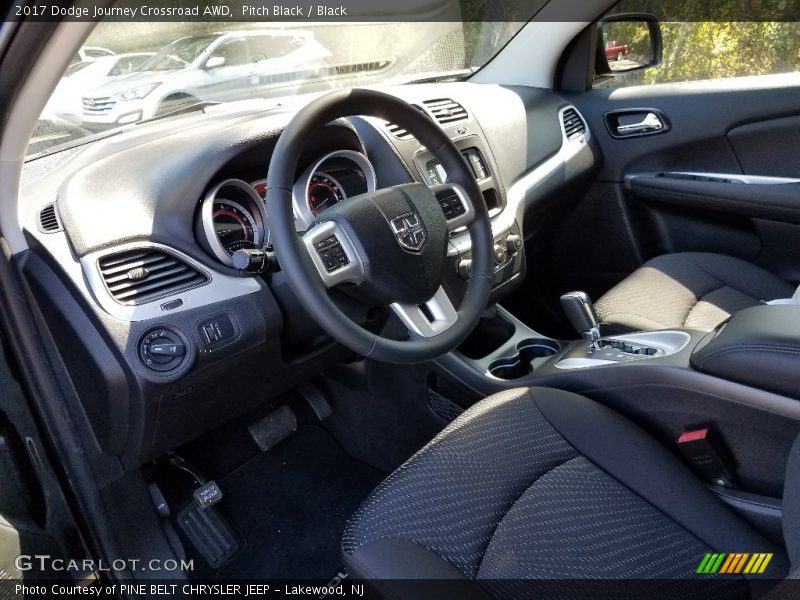 Pitch Black / Black 2017 Dodge Journey Crossroad AWD