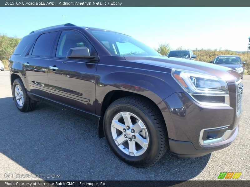 Midnight Amethyst Metallic / Ebony 2015 GMC Acadia SLE AWD