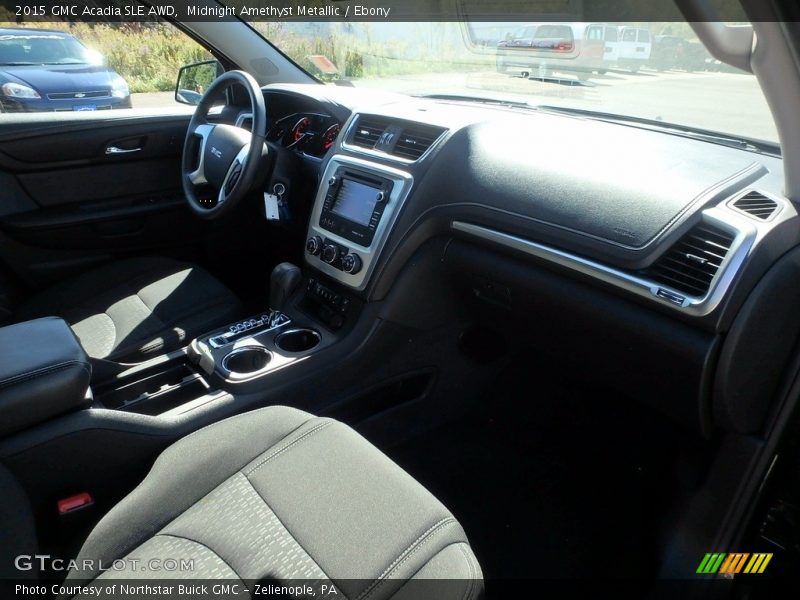 Midnight Amethyst Metallic / Ebony 2015 GMC Acadia SLE AWD