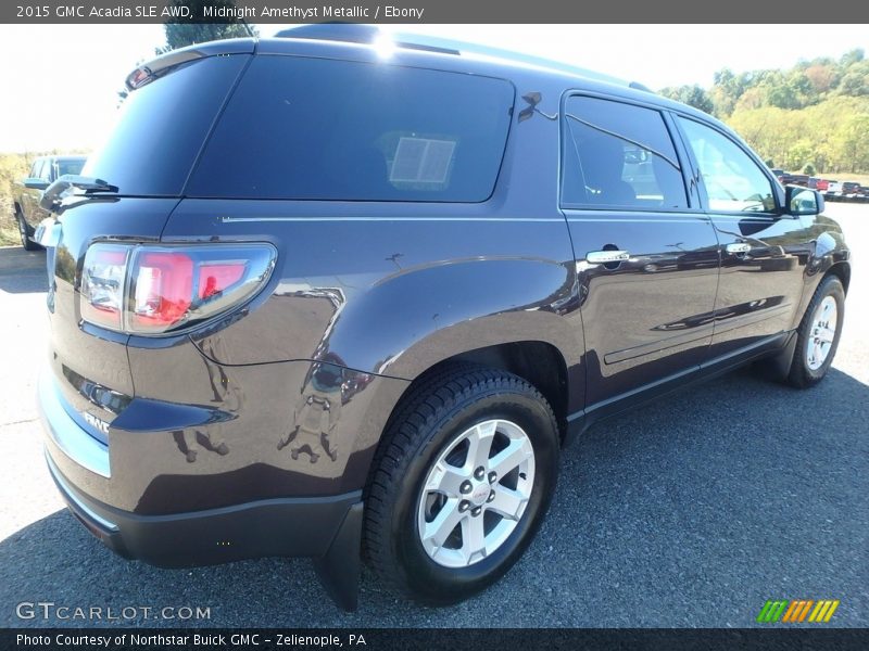 Midnight Amethyst Metallic / Ebony 2015 GMC Acadia SLE AWD