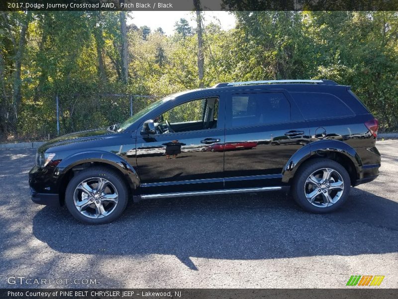 Pitch Black / Black 2017 Dodge Journey Crossroad AWD