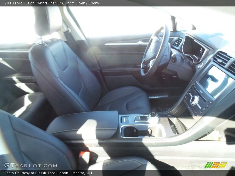 Ingot Silver / Ebony 2018 Ford Fusion Hybrid Titanium