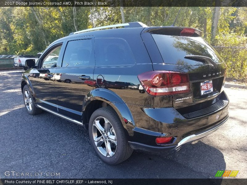 Pitch Black / Black 2017 Dodge Journey Crossroad AWD