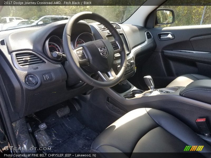 Pitch Black / Black 2017 Dodge Journey Crossroad AWD