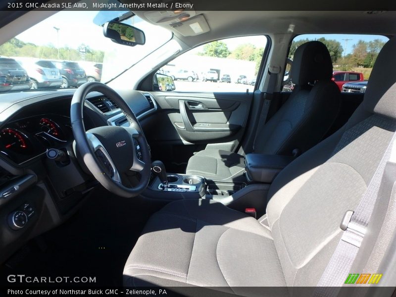 Midnight Amethyst Metallic / Ebony 2015 GMC Acadia SLE AWD