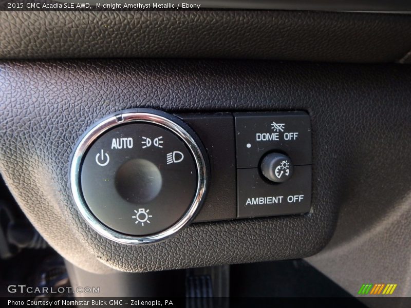 Midnight Amethyst Metallic / Ebony 2015 GMC Acadia SLE AWD