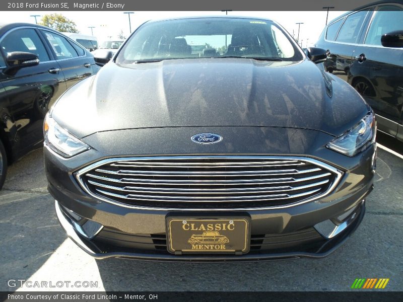 Magnetic / Ebony 2018 Ford Fusion SE