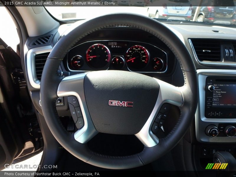 Midnight Amethyst Metallic / Ebony 2015 GMC Acadia SLE AWD