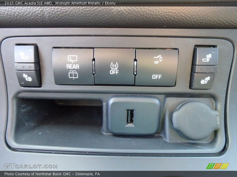 Midnight Amethyst Metallic / Ebony 2015 GMC Acadia SLE AWD