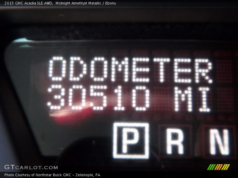 Midnight Amethyst Metallic / Ebony 2015 GMC Acadia SLE AWD