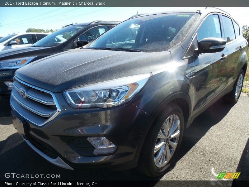 Magnetic / Charcoal Black 2017 Ford Escape Titanium