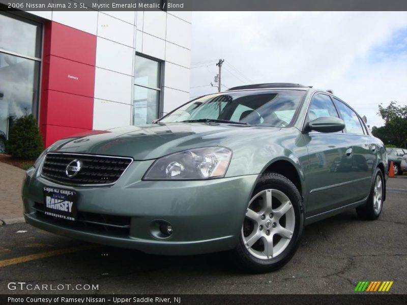 Mystic Emerald Metallic / Blond 2006 Nissan Altima 2.5 SL