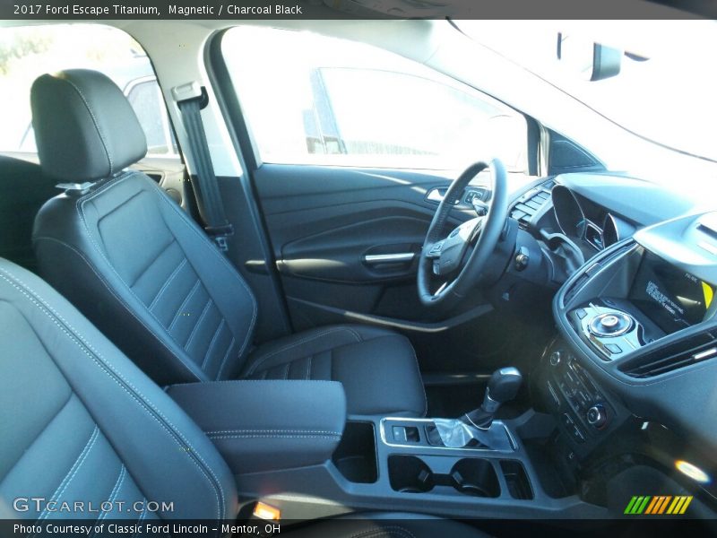 Magnetic / Charcoal Black 2017 Ford Escape Titanium