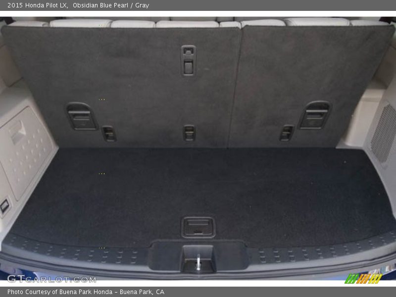 Obsidian Blue Pearl / Gray 2015 Honda Pilot LX